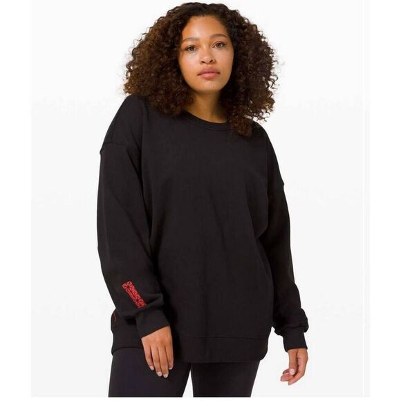 Lululemon Membership Perfectly Oversized Crewneck Sweatshirt Size 6 - Picture 1 of 8